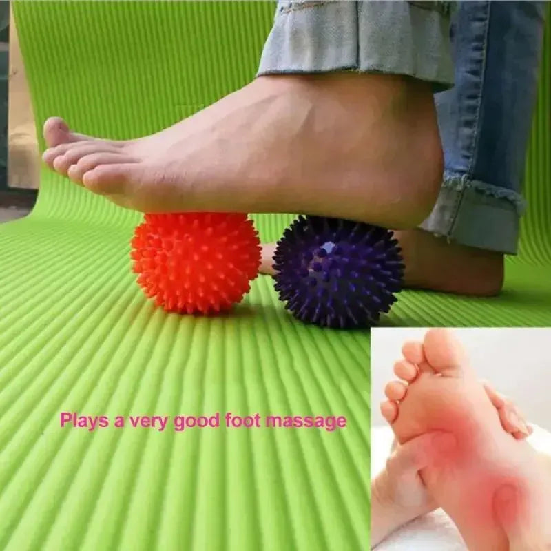 7cm Fitness Physiotherapy PVC Massage Ball Relieve Plantar Fasciitis Portable Body Building Sports Equipment