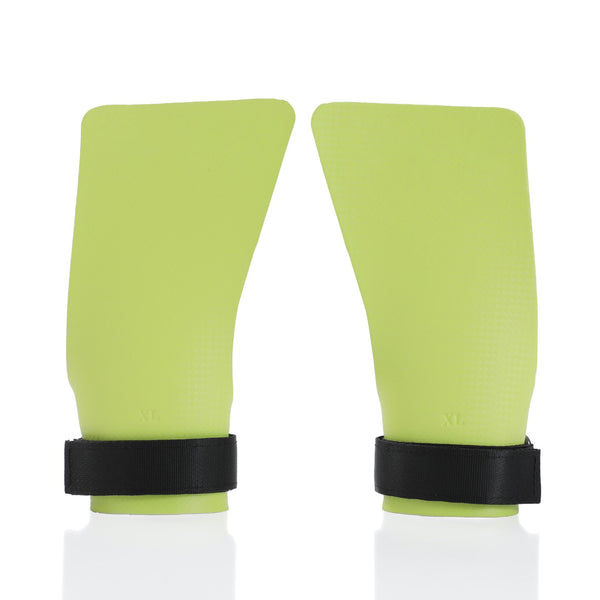 Basketball Hand Grips for Pull-ups Cross Training Gymnastics Weightlifting Palm Protector - Fluorescent Yellow XL