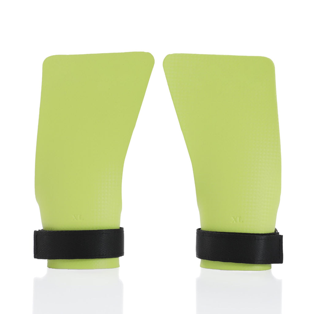 Basketball Hand Grips for Pull-ups Cross Training Gymnastics Weightlifting Palm Protector - Fluorescent Yellow M