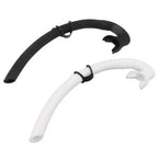 Diving Snorkel Foldable Mouthpiece Silicone Freediving Snorkel for Spearfishing Swimming Snorkeling Diving Accessory - Black