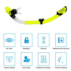 Diving Snorkel Underwater Diving Air Breathing Tube Snorkeling Equipment - Black