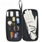 Golf Accessories Sorting Bag Glove Holder Gloves Mark Tees Fork Storage - Black