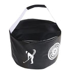 Golf Hitting Bag Batting Bag Strength Improvement Accuracy Exerciser Swing Kit Beginners Aid - Black