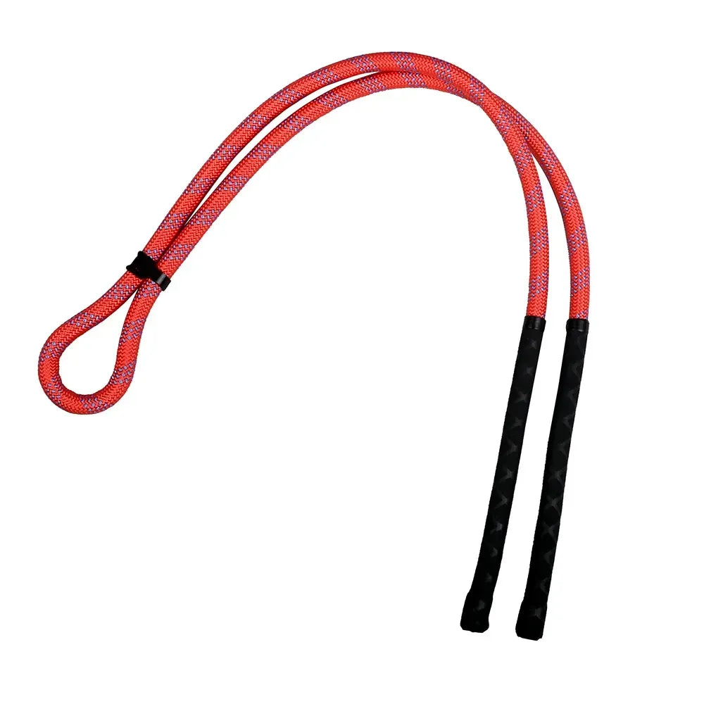 Golf Swing Practice Trainer Rope for Beginners Golf Gesture Correction Portable - Red With Black