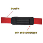 Gym Lifting Straps Barbell Deadlift Booster Belt Fitness Anti-slip Hand Wraps Wrist Straps Fitness Training Auxiliary Belt - Red L