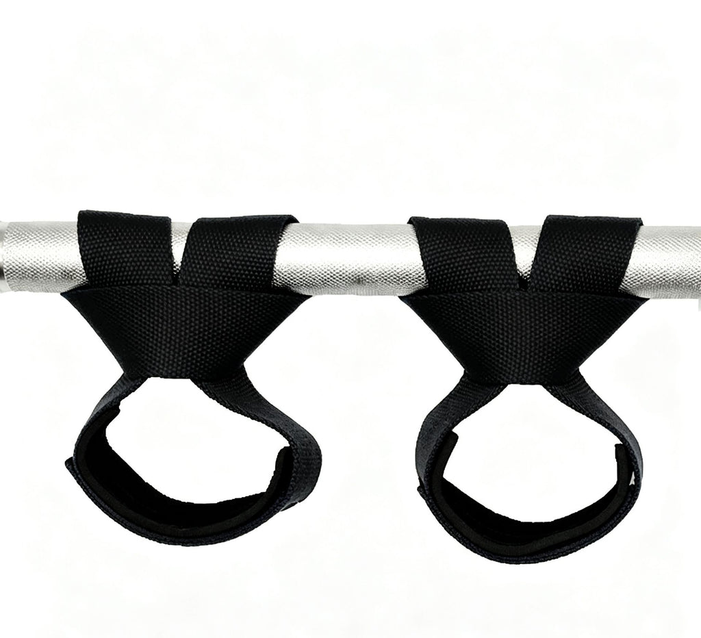Gym Lifting Straps Barbell Deadlift Booster Belt Fitness Anti-slip Hand Wraps Wrist Straps Fitness Training Auxiliary Belt - Black M