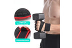 Half Finger Training Sport Gloves For Men Women Workout Fitness Body Building Weightlifting Gym Hand Wrist Protector Dumbbells - Black (1pair) L