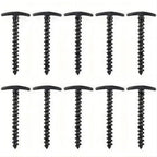 Outdoor Camping Screw Stakes For Camping Hiking Tent 10pcs - 10 Pcs Blacks