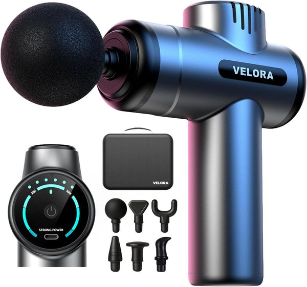 Mini Deep Tissue Percussion Massage Gun - Grey