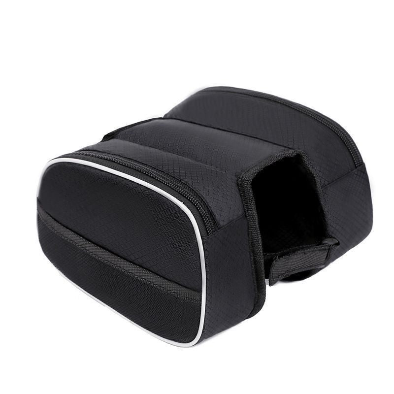 Bicycle Bag Oxford Cloth Storage Front Beam Black plus size G **standard