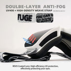 DOTUGE Kids Snow Goggles with Magnetic Flip Design, Anti-Fog HD Lens & UV400 Protection, Compatible with Prescription Glasses, Ideal for Skiing, Snowboarding, and Winter Outdoor Adventures (G)