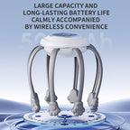 Wireless Octopus Head Massager with USB Charging – Ergonomic Scalp Relaxation Device for Home, Office, and Travel Use (Black)