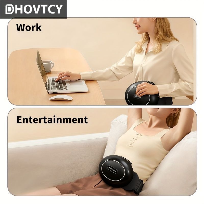 Abdominal Massage Device Health And Wellness Relaxation Therapy Heat Massage - Black - Size 25-16