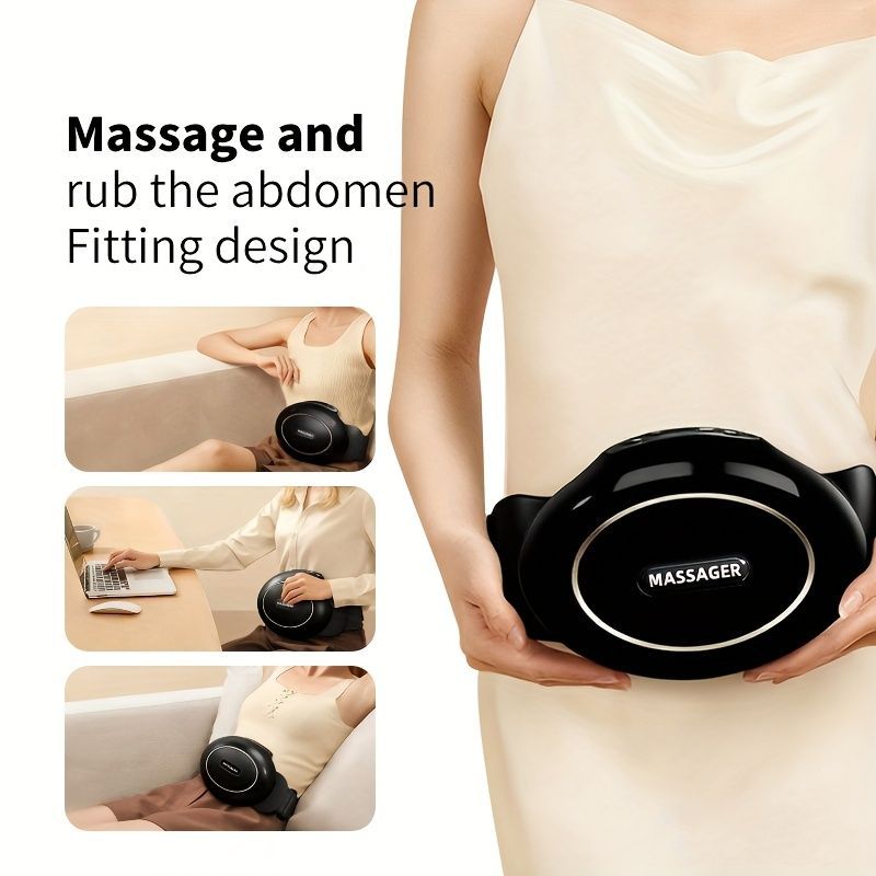 Abdominal Massage Device Health And Wellness Relaxation Therapy Heat Massage - Black - Size 25-16