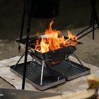 Silver Green portable camping grill, stainless steel grill, 304 stainless steel, charcoal grill, camping furniture, outdoor grill, camping cooking equipment, Australia camping gear