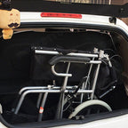 16 Lightweight Foldable Wheelchair Flat-Free Tires Handbrakes