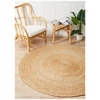 Atrium polo natural indoor rug 150 x 150cm