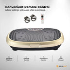 Social Hike 60cm Vibration Plate Machine Full Body Exercise Platform Gold
