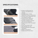 Orku Air Compression Leg Knee Foot Massager with Heat - Relaxation and Recovery