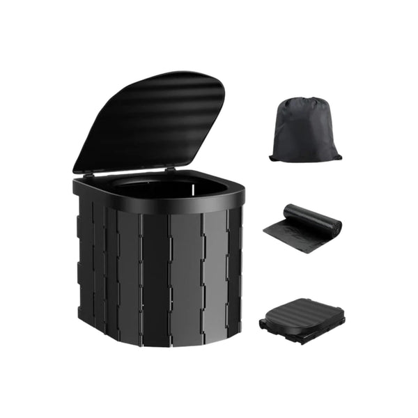 Portable Folding Camping Toilet for Hiking and Outdoor Use
