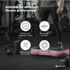 Social Hike 68cm Vibration Plate Machine Full Body Workout Platform Pink