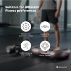 Social Hike 68cm Vibration Plate Machine Full Body Workout Platform Rose