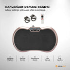 Social Hike 68cm Vibration Plate Machine Full Body Workout Platform Rose