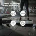 Social Hike 68cm Vibration Plate Machine Full Body Workout Platform White