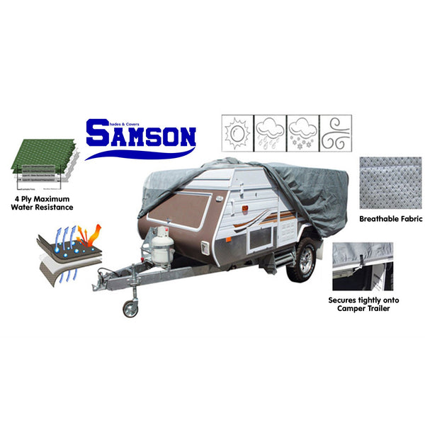 Heavy Duty Trailer Cover for Outdoor Camper Protection