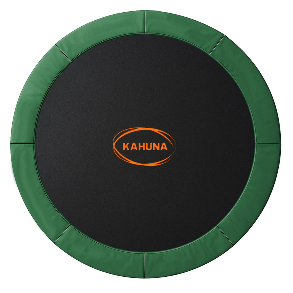 Kahuna 6ft Trampoline Replacememnt Safety Pad Cover and Spring Jumping Bounce Mat Green