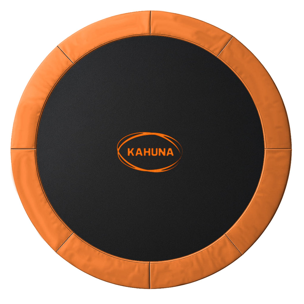 Kahuna 10ft Replacement Trampoline Safety Pad Cover and Jumping Spring Mat - Orange