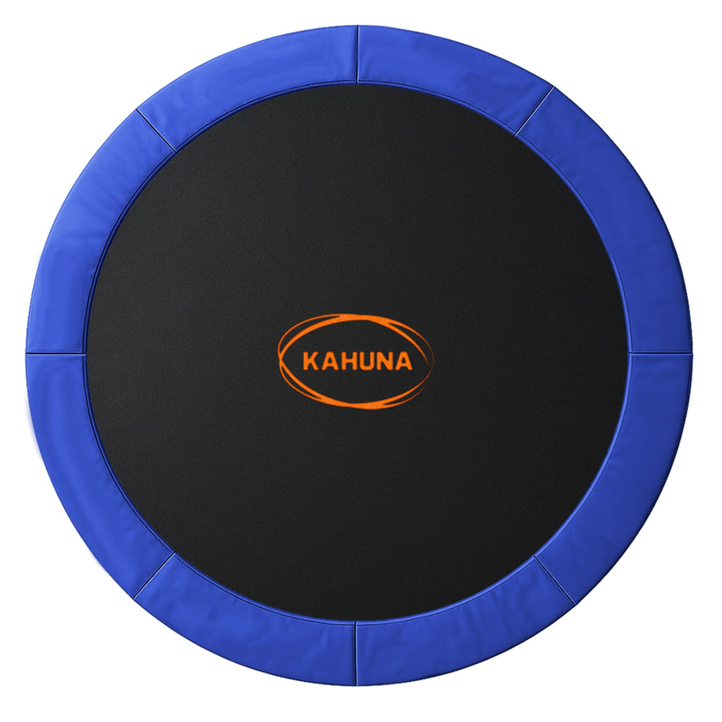 Kahuna 12ft Replacement Trampoline Safety Pad Cover and Jumping Spring Mat - Blue