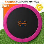 Kahuna 14ft Replacement Trampoline Safety Pad Cover and Jumping Spring Mat - Pink