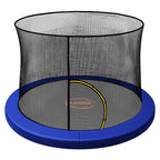 Kahuna 6ft Replacement Trampoline Safety Pad Cover and Safety Net Set Blue