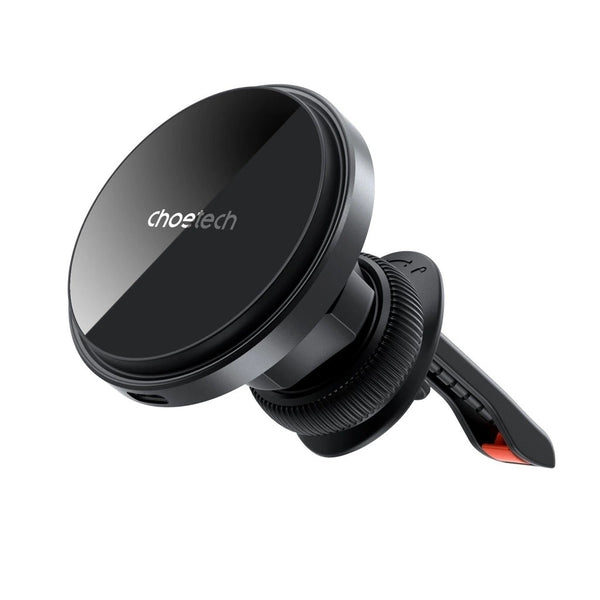 Magnetic 15W Car Charger Holder with Built-In LED Light