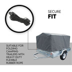 6X4 Box Trailer Cage Canvas Cover (900mm) Universal Waterproof Rip Resistant 3ft