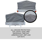 8x5 Box Trailer Cage Canvas Cover (900mm) 3ft Universal Waterproof Rip Resistant