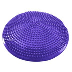 Balance Stability Cushion Wobble Air Disc Ankle Knee Strength Rehab Exercise - Black