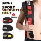 Fitness Weight Lifting Belt Barbell Dumbell Training Back Support Men Women XL - Yellow-XL