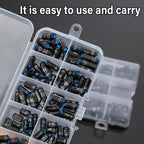100pcs Graduated Soft Core Fishing Lead Sinkers Quick Drop Weights Tackle Set