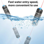100pcs Graduated Soft Core Fishing Lead Sinkers Quick Drop Weights Tackle Set