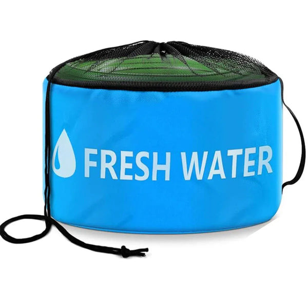 Blue Storage Bag for Camping Hoses Cables and Electrical Cords