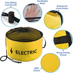 Hose Storage Bag Caravan Camping RV Cable Water Hose Electrical Cords Organizer - Blue