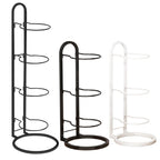 3/4Tier Basketball Stand Ball Organizer Storage Rack Basketball Equipment Holder - White-3 Layers