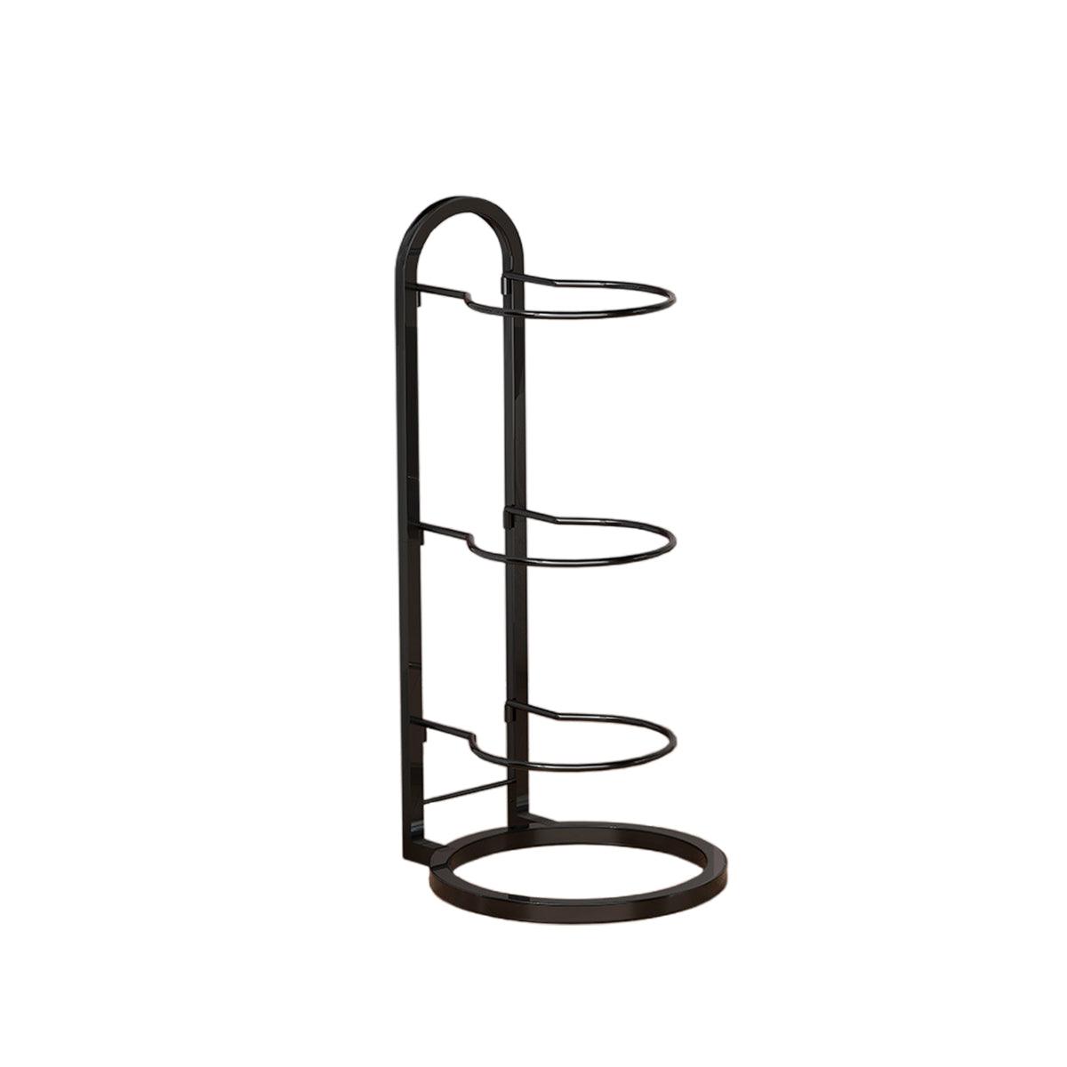 3/4Tier Basketball Stand Ball Organizer Storage Rack Basketball Equipment Holder - White-3 Layers