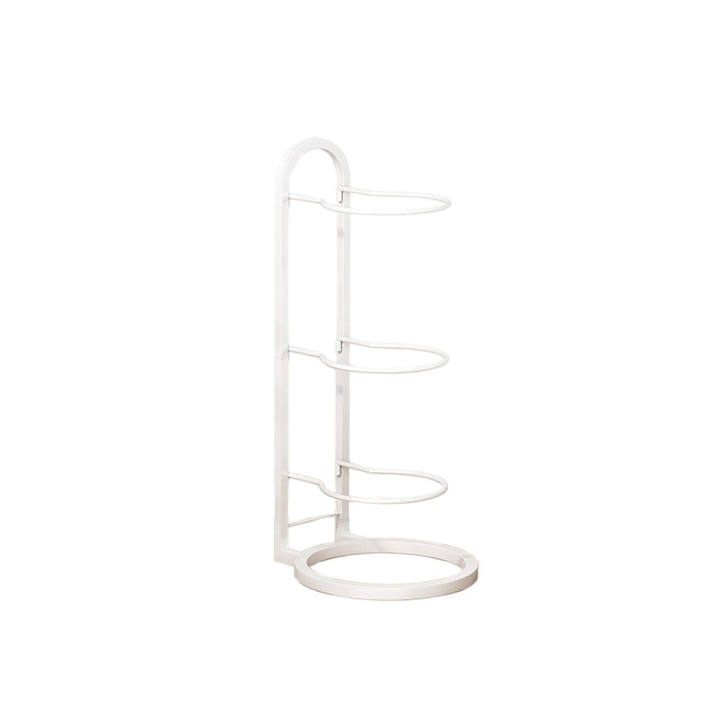 3/4Tier Basketball Stand Ball Organizer Storage Rack Basketball Equipment Holder - Black-4 Layers