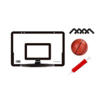 Wall Mounted Foldable Basketball Stand Indoor Outdoor Hoop Frame for Young Players