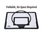 Wall Mounted Foldable Basketball Stand Indoor Outdoor Hoop Frame for Young Players