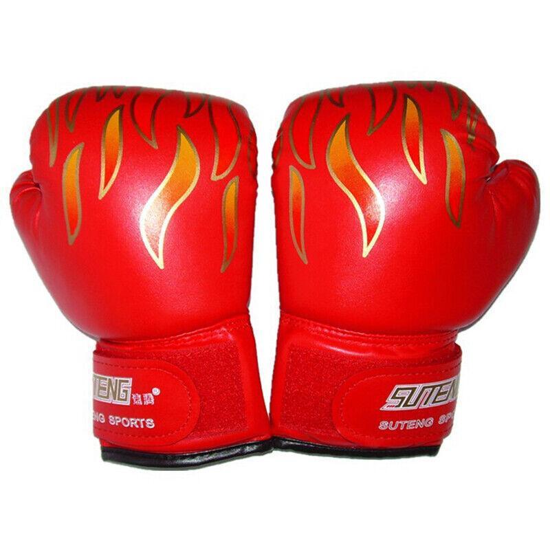 Boxing Sparring Training Gloves MMA Kickboxing Punching Gloves for Practice Sessions - Green [Map Pattern]