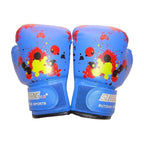 Boxing Sparring Training Gloves MMA Kickboxing Punching Gloves for Practice Sessions - Green [Map Pattern]